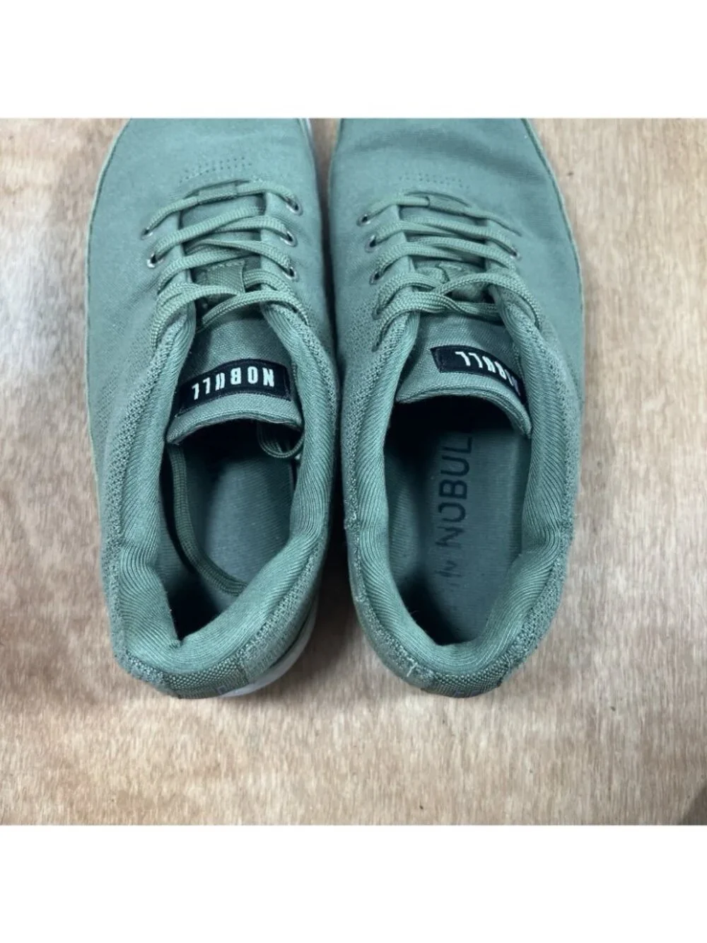 No Bull Trainer Men Size 11.5 Green Low Top Superfabric Gym Shoes Sneakers